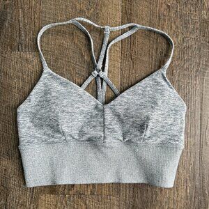 Alo Alosoft Lavish Bra - Blue Haze Heather - Size XS